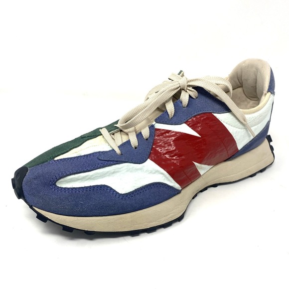 New Balance 327 Mens Size 13 Forest Green Serene Blue Lifestyle Sneakers MS327VB